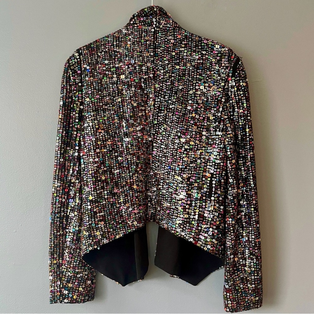 Rebecca Minkoff Becky Sequin Jacket Blazer - Picture 6 of 11